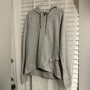 Size small gray pullover with hood